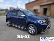Renault Duster 2018-2024 Premium Side Steps (2 pcs, Stainless Steel) photo 1