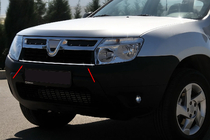 Renault Duster 2008–2017 Stainless Steel Grille Covers photo 1