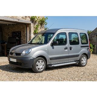 Side Steps Allmond Grey (2 pcs, Aluminum) Renault Kangoo 1998-2008 photo 1