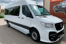 Mercedes Sprinter W907/W910 2018- Side Steps Maya V2 (2 pcs, Aluminum) photo 3