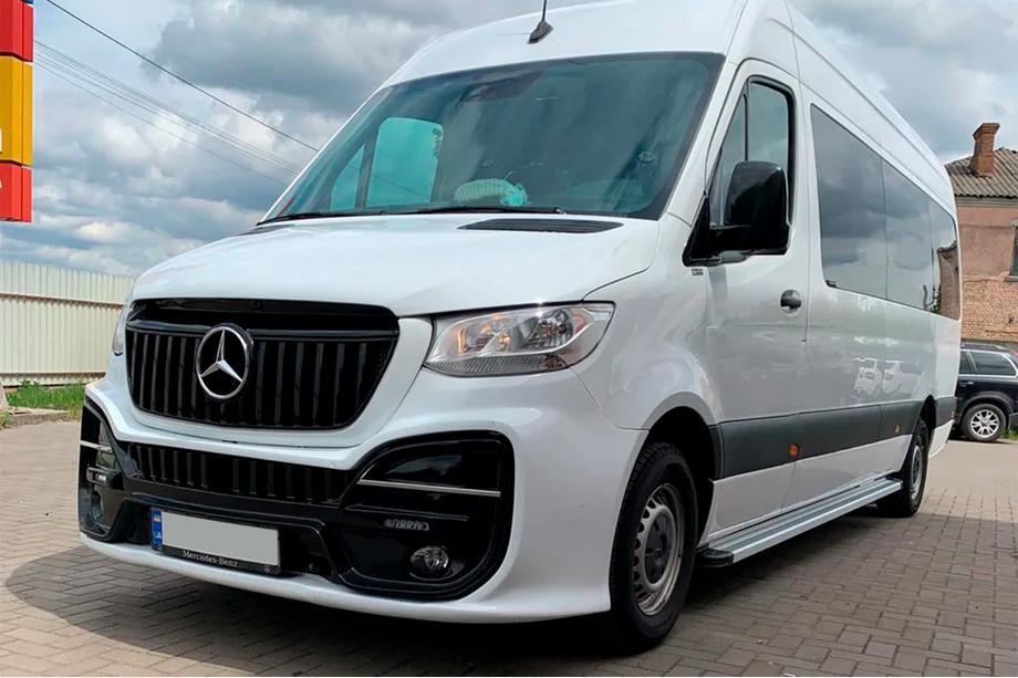 Mercedes Sprinter W907/W910 2018- Side Steps Maya V2 (2 pcs, Aluminum) Photo 4