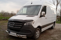 Mercedes Sprinter W907/W910 2018- Mirror Covers (2 pcs, Stainless Steel) photo 2