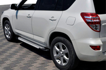 Toyota Rav 4 2006-2013 Side Steps Allmond Grey (2 pcs, Aluminum) photo 1