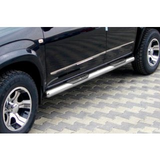 Side tubes for standard wheelbase (2 pcs, stainless steel) Toyota Rav 4 2006-2013 photo 1
