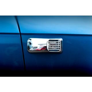 Chrome Covers for Side Repeaters Rectangle (2 pcs, ABS) Audi A3 2003-2012 photo 2