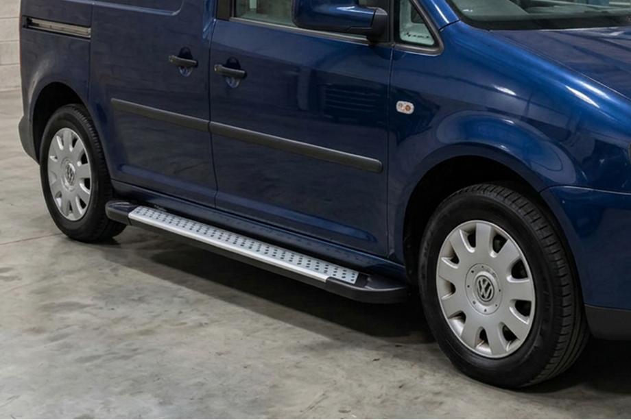 Volkswagen Caddy 2010-2015 Side Steps X5-Type (2 pcs, Aluminum) Image