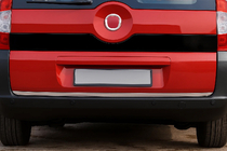 Citroen Nemo 2007-2017 Trunk lid lower edge trim (stainless steel) photo 1