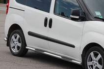 Opel Combo 2012-2018 Side Bars (2 pcs, Stainless Steel) 70 mm, short wheelbase photo 1