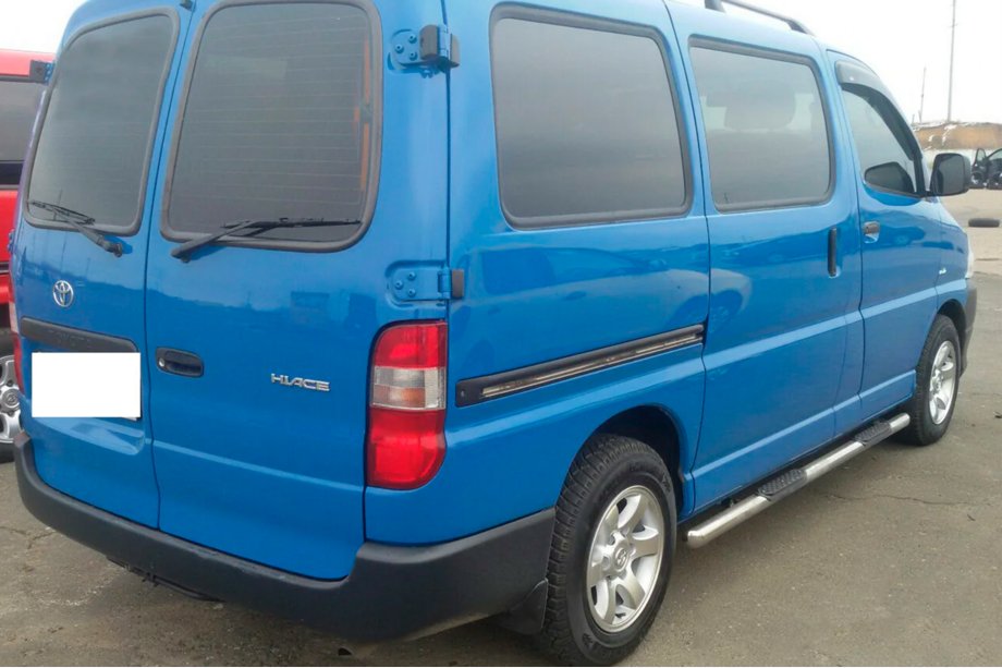Toyota HiAce Side Bars (2 pcs, Stainless Steel) Photo 2