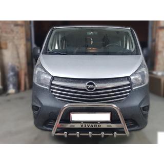 Bull Bar WT003-4 (Stainless Steel) Opel Vivaro 2015-2019 photo 1