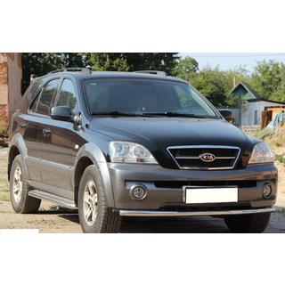 Front Bar ST008 (Stainless Steel) Kia Sorento I BL 2002-2009 photo 2