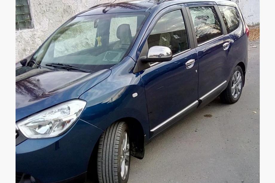 Dacia Lodgy 2012-2022 Chrome Door Handle Covers (4 pcs, Stainless Steel) Carmos - Turkish Stainless Steel Photo 2