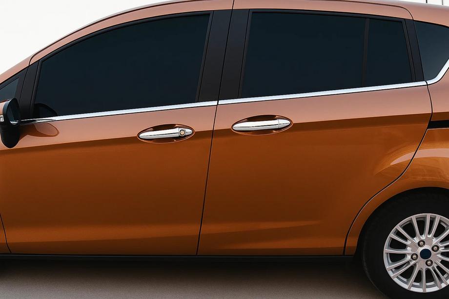 Ford B-Max 2012-2017 Chrome Door Handle Covers (4 pcs, Stainless Steel) Image