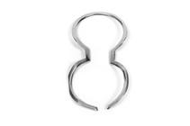 Kia Rio 2012-2017 Cup Holder Trim (Stainless Steel) photo 1