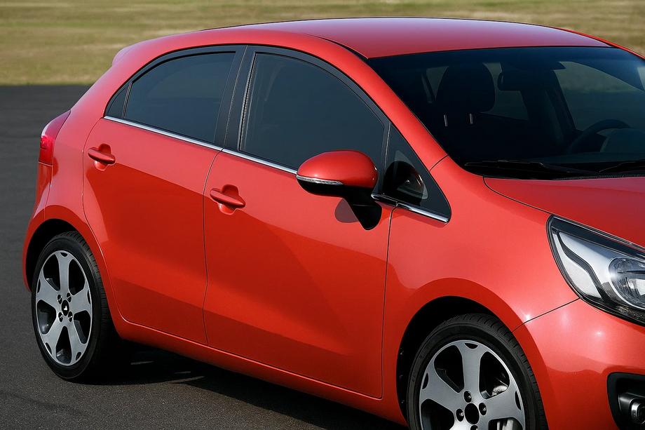 Kia Rio 2012-2017 Window Trim Stainless Steel Image