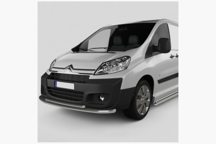Citroen Jumpy 2007–2017 Front Bull Bar ST014 (Stainless Steel) Image