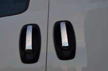 Opel Combo 2012-2018 Chrome Door Handle Covers (4 pcs, Stainless Steel) OmsaLine - Italian Stainless Steel photo 3