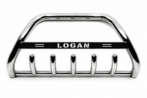 Dacia Logan MCV 2013-2020 Bull Bar WT004 Stainless Steel photo 1