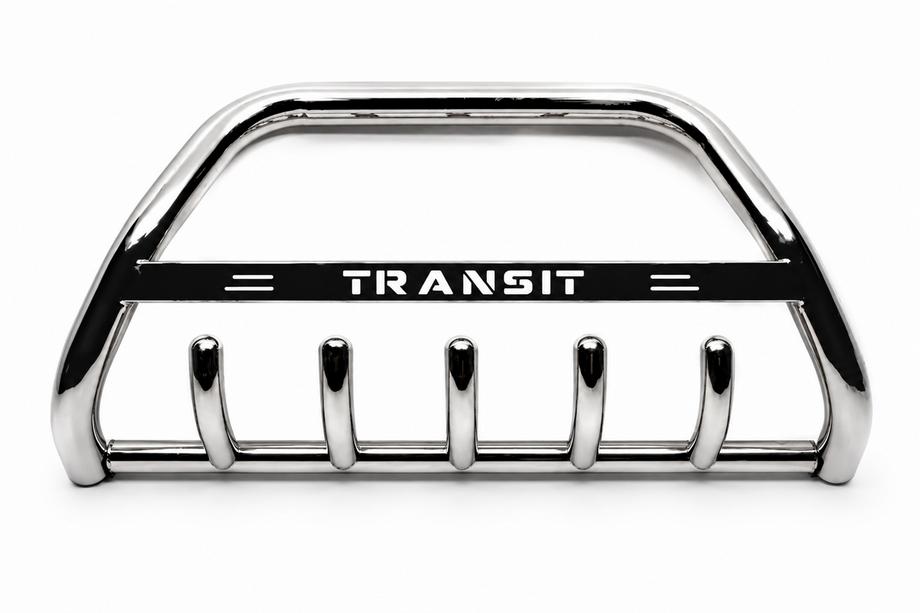 Ford Transit 1991-2000 Bull Bar WT004 Stainless Steel Image