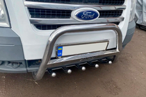 Ford Transit 2000–2014 Bull Bar WT004 Stainless Steel photo 3