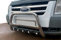 Ford Transit 2000–2014 Bull Bar WT004 Stainless Steel photo 1