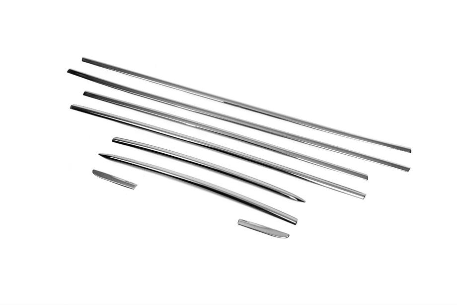 Renault Clio IV 2012-2019 Window Trim Stainless Steel (Sport Tourer, 8 pcs) Photo 3