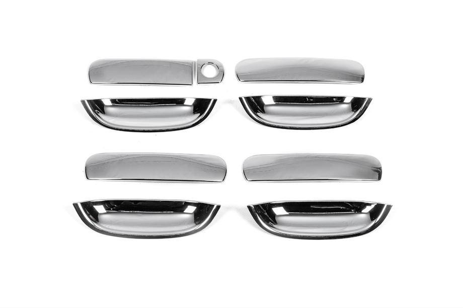 Audi A6 C5 2001-2004 Chrome Door Handle and Bowl Covers (8 pcs, ABS) Photo 2