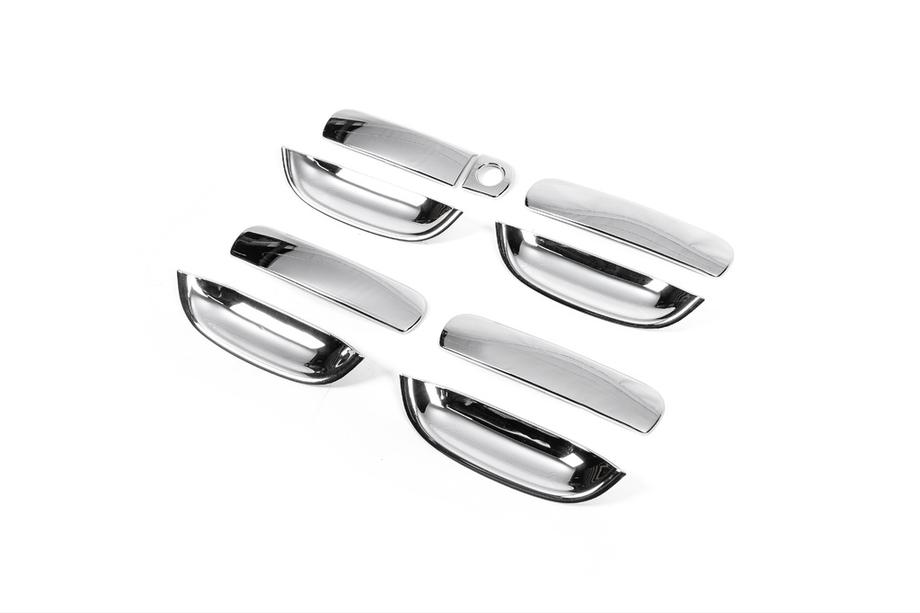 Audi A6 C5 2001-2004 Chrome Door Handle and Bowl Covers (8 pcs, ABS) Photo 1