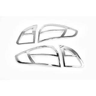 Chrome Tail Light Covers (2 pcs, plastic) Ford Fiesta 2008-2017 photo 2