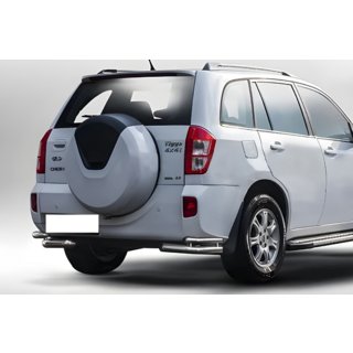Rear double corner bars AK003-double (2 pcs, stainless steel) photo 1