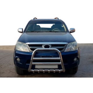 Bull Bar F12-11 Stainless Steel Toyota Fortuner 2006-2015 photo 1