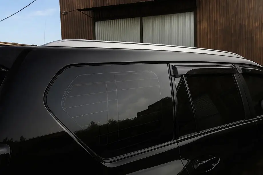 Toyota Land Cruiser Prado 150 2009-2023 Roof Rails Lexus Design (2 pcs, grey) Photo 1