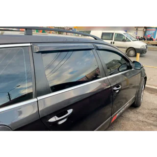 Window Deflectors SW (4 pcs, HIC) Volkswagen Passat B6 2006-2012 photo 2