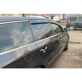 Window Deflectors SW (4 pcs, HIC) Volkswagen Passat B6 2006-2012 photo 4