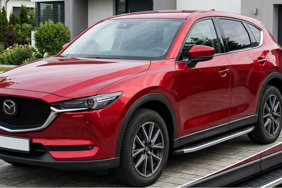Mazda CX-5 2017–2025 Side Steps Fullmond (2 pcs, Aluminum) Photo 1