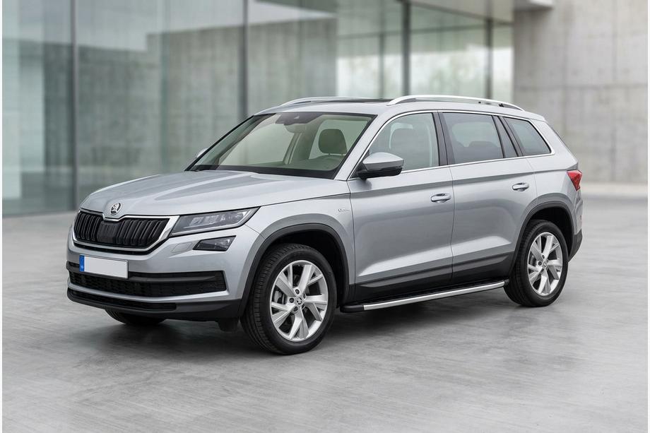 Skoda Kodiaq 2016-2023 Side Steps Fullmond (2 pcs, Aluminum) Photo 1