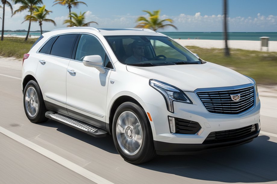 Cadillac XT5 2016- Side Steps Line (2 pcs, Aluminum) Image
