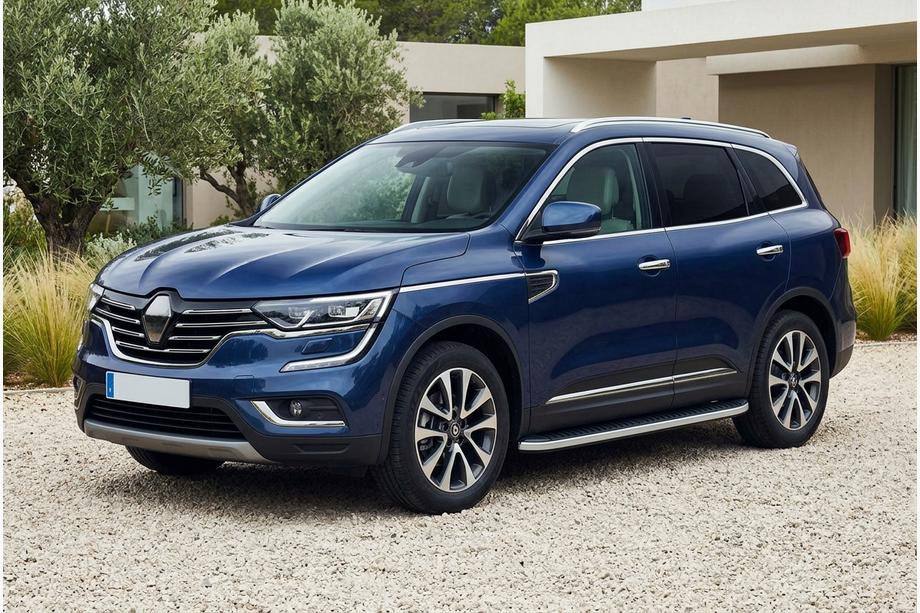 Renault Koleos 2016-2024 Side Steps Tayga Grey (2 pcs, Aluminum) Photo 1