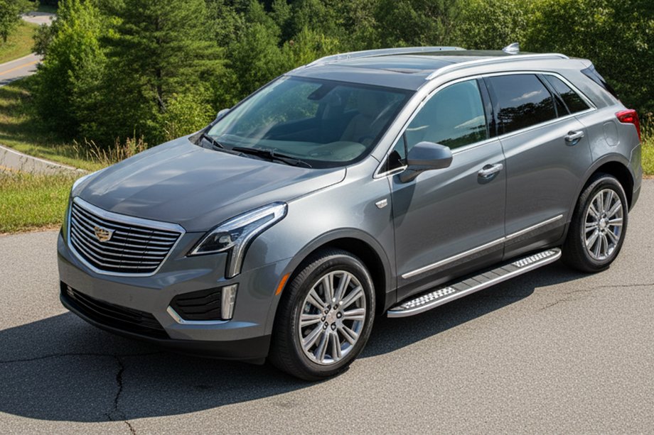 Cadillac XT5 2016- Side Steps Tayga V2 (2 pcs, Aluminum) Image