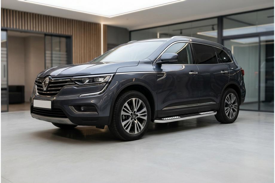 Renault Koleos 2016-2024 Side Steps Tayga V2 (2 pcs, Aluminum) Photo 1