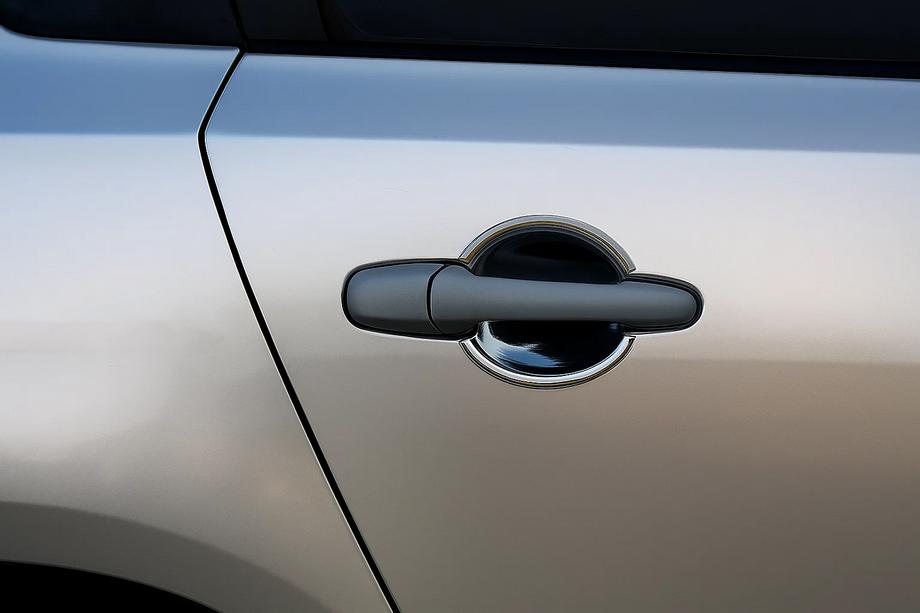 Mazda 3 2003-2009 Door handle bowls (4 pcs, stainless steel) Image