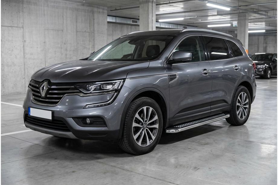 Renault Koleos 2016-2024 Side Steps Maydos V2 (2 pcs, Aluminum & Stainless Steel) Photo 1