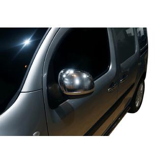 Mirror Covers 2013-2019 (2 pcs, Stainless Steel) Renault Kangoo 2008–2020 photo 3
