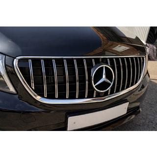 Front Grille GT Panamericana Chrome (2014-2023 for Vito W447) Mercedes Vito/V-class W447 2014- photo 2