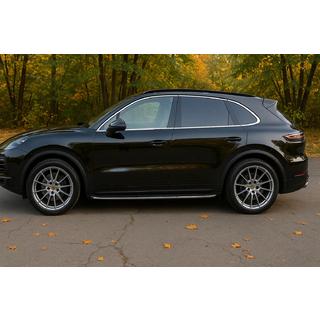 Side steps running boards (2 pcs, aluminum) Porsche Cayenne 2018- photo 1