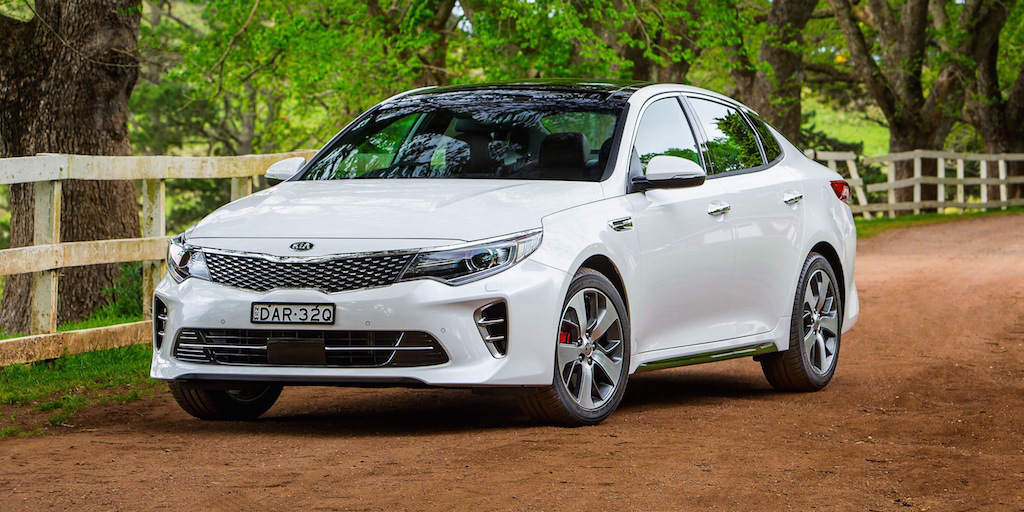 A review of charged sedan KIA Optima GT