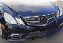Mercedes E-class coupe C207 2010-2017 Front Grille (2009-2013, Diamond Silver) photo 1