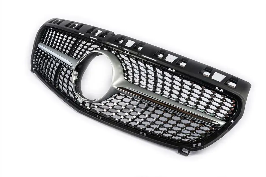 Mercedes A-class W176 2012-2018 Front Grille Diamond Silver (2012-2015) Photo 3