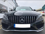 Mercedes C-class W205 2014-2021 Front Grille Panamericana GT (for Avantgarde/AMG-Line/C43 AMG) photo 7