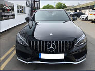 Mercedes C-class W205 2014-2021 Front Grille Panamericana GT (for Avantgarde/AMG-Line/C43 AMG) photo 6